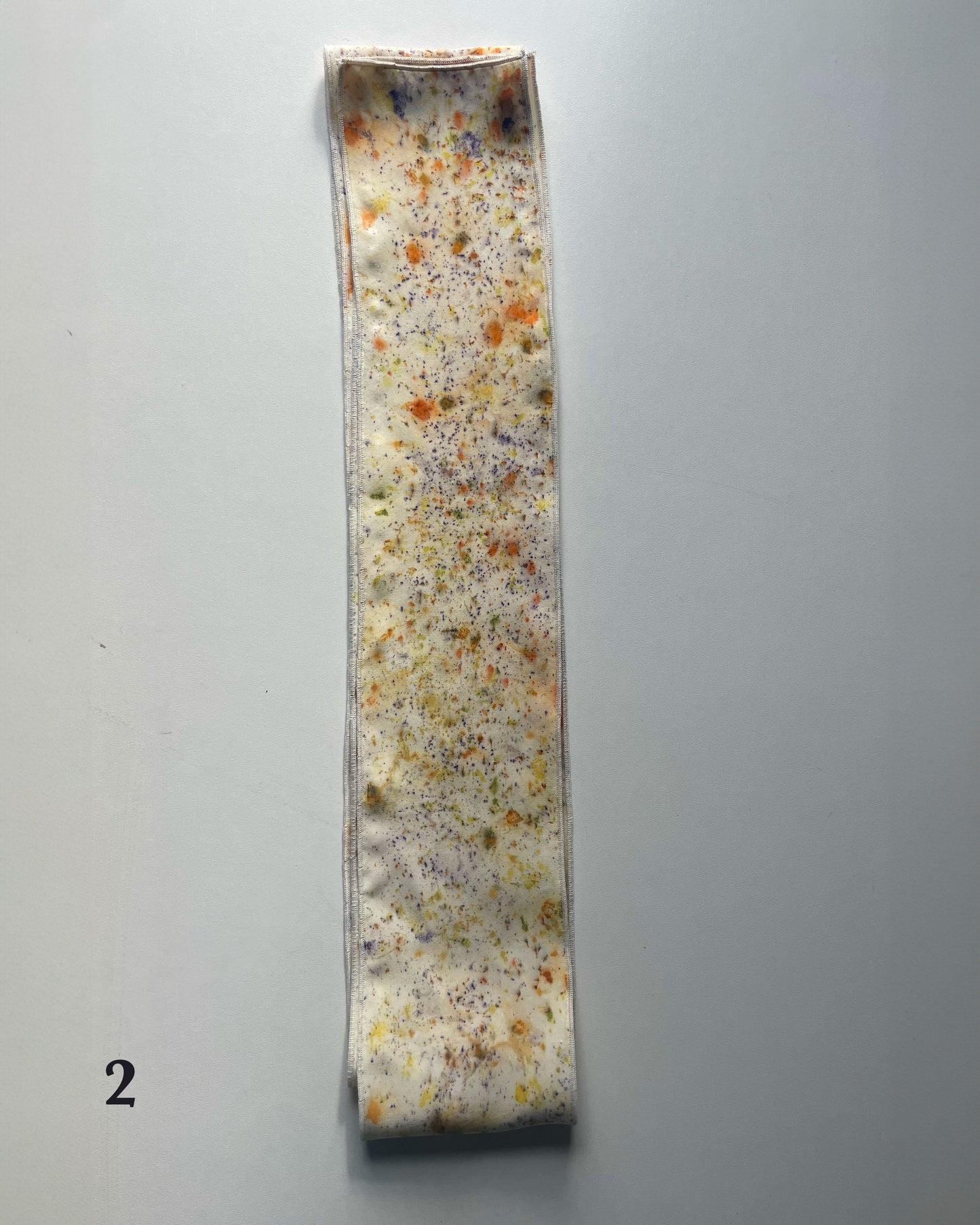 Foulard en soie Ecoprint