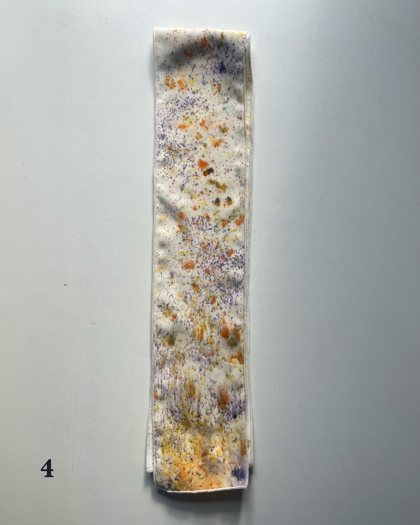 Foulard en soie Ecoprint
