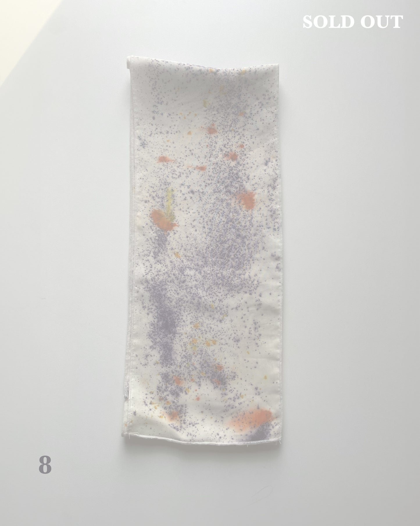 Foulard en soie Ecoprint