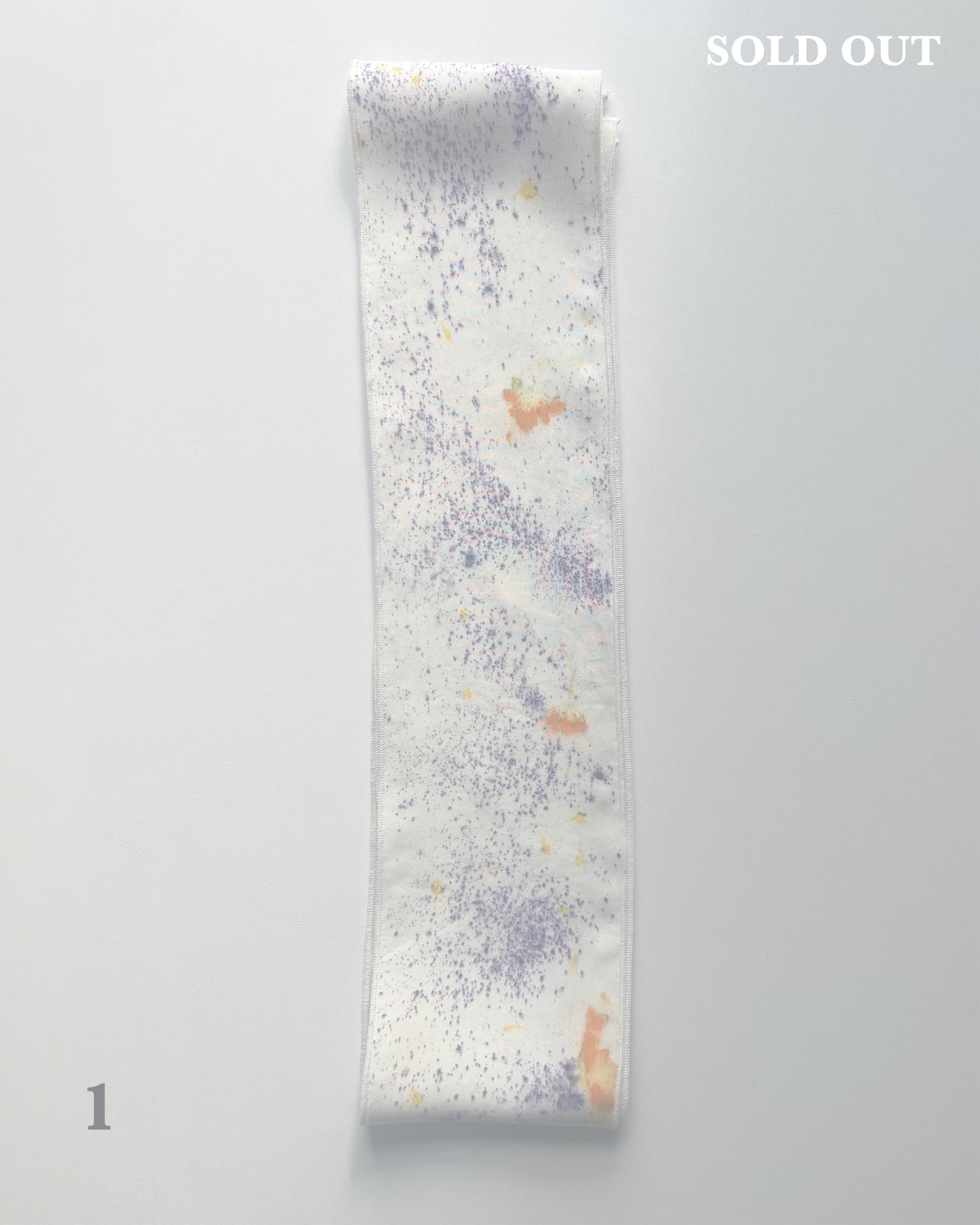 Foulard en soie Ecoprint